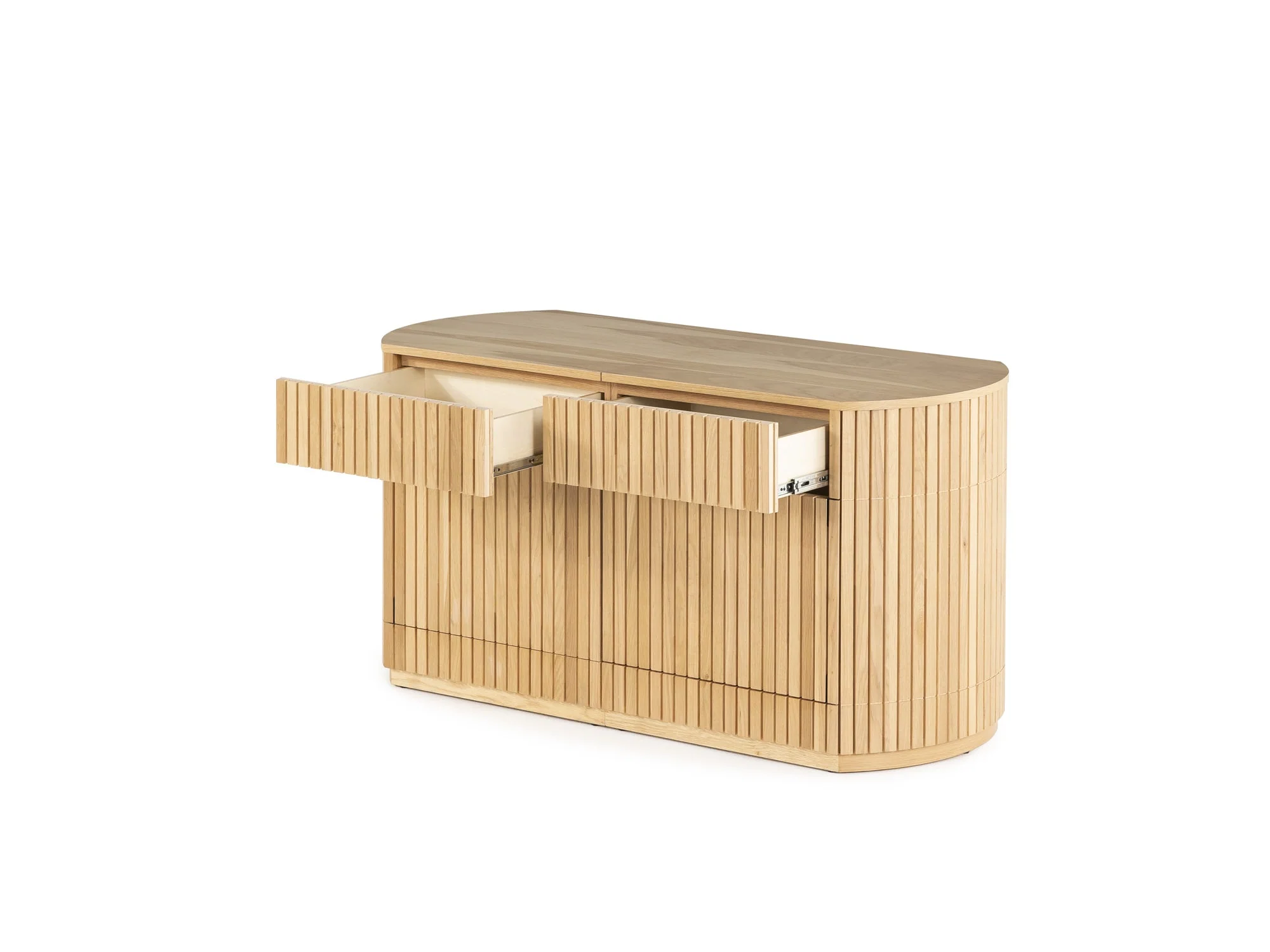 Transformer Round Sideboard - Panel Storage - Image 19
