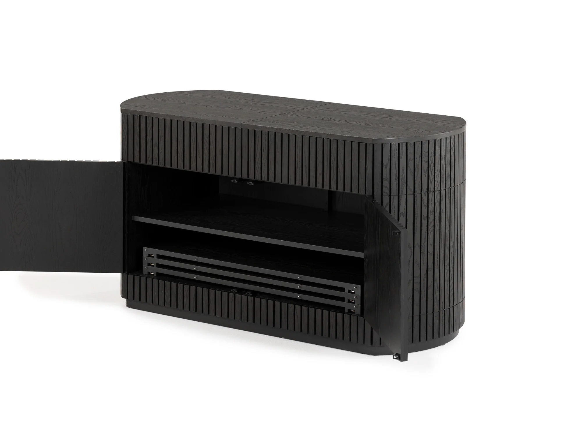 Transformer Round Sideboard - Panel Storage - Image 35